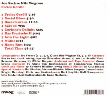 CD Nils Wogram: Freies Geröll
