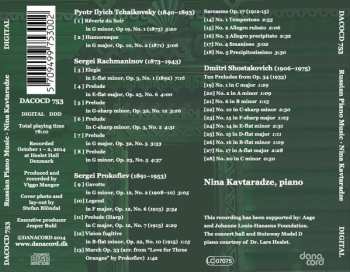 CD Sergei Prokofiev: Russian Piano Music