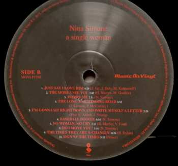 LP Nina Simone: A Single Woman