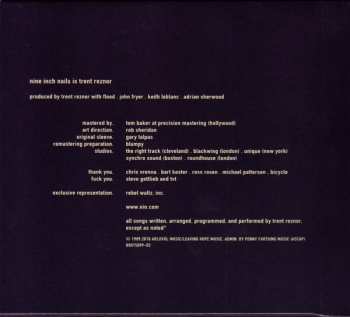 CD Nine Inch Nails: Pretty Hate Machine DIGI