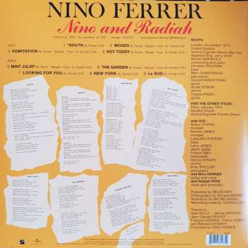 LP Nino Ferrer: Nino And Radiah Et Le Sud