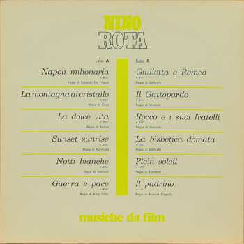 LP Nino Rota: Musiche Da Film