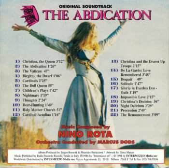 CD Nino Rota: The Abdication = La Rinuncia (Original Soundtrack)