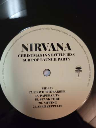 2LP Nirvana: Christmas In Seattle 1988 (Sub Pop Launch Party)