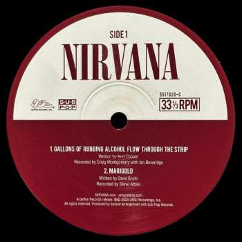 LP/EP Nirvana: In Utero LTD