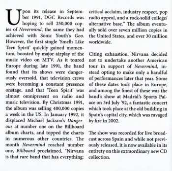 CD Nirvana: Madrid 1992