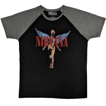 Mercancía Nirvana: Nirvana Unisex Raglan T-shirt: Angelic (small) S