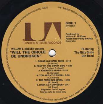 3LP Nitty Gritty Dirt Band: Will The Circle Be Unbroken