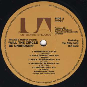 3LP Nitty Gritty Dirt Band: Will The Circle Be Unbroken