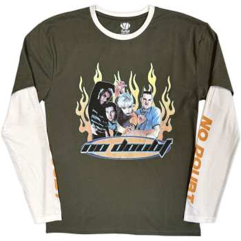 Merch No Doubt: Layered Long Sleeve Camiseta Flames