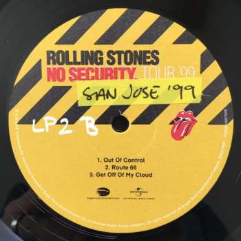 3LP The Rolling Stones: No Security. San Jose '99