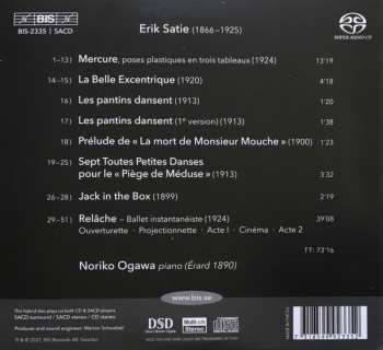 SACD Erik Satie: Relâche - Cinéma (Piano Music, Vol. 4)