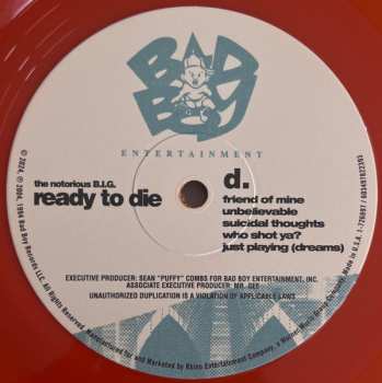 2LP Notorious B.I.G.: Ready To Die CLR | LTD
