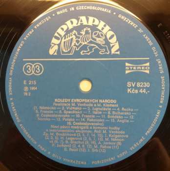 LP Miroslav Venhoda: České Vánoční Koledy / Koledy Evropských Národů