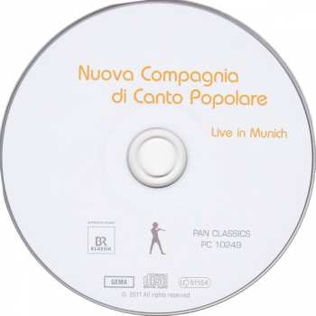 CD Nuova Compagnia Di Canto Popolare: Live In Munich DIGI