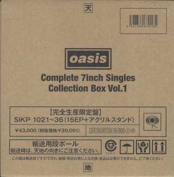 15SP/Caja Oasis: Complete 7 Inch Singles Collection Box Vol. 1 LTD