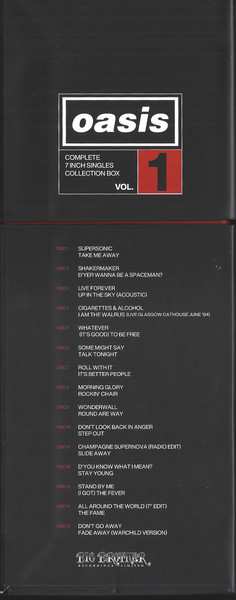 15SP/Caja Oasis: Complete 7 Inch Singles Collection Box Vol. 1 LTD