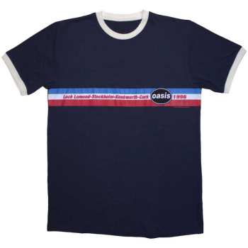 Merch Oasis: Ringer Camiseta 1996 Tour Horizontal Stripes Ringer