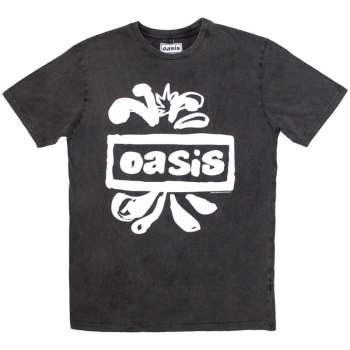 Merch Oasis: Stone Wash Camiseta Logo Oasis Splat