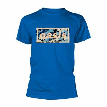 Merch Oasis: Camiseta Camo Logo Oasis (royal)