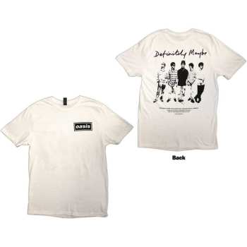 Mercancía Oasis: Oasis Unisex T-shirt: Definitely Maybe Promo (back Print) (small) S