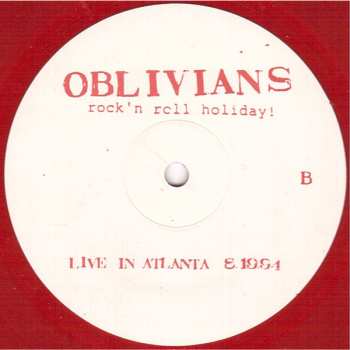 LP Oblivians: Rock 'n Roll Holiday!: Live In Atlanta