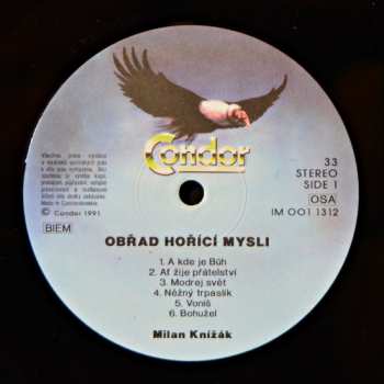 2LP Milan Knížák: Obřad Hořící Mysli