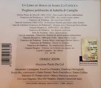 CD Odhecaton: Un Libro de Horas de Isabel la Católica