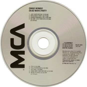 CD Oingo Boingo: Dead Man's Party