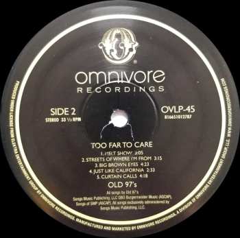 2LP Old 97's: Too Far To Care