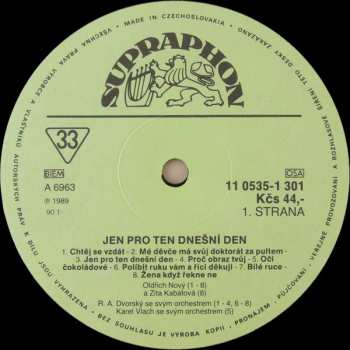 LP Oldřich Nový: Jen Pro Ten Dnešní Den (1937 - 1946)