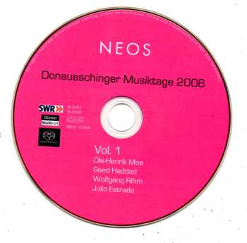 SACD Wolfgang Rihm: Donaueschinger Musiktage 2006, Vol. 1
