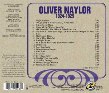 CD Oliver Naylor: Oliver Naylor 1924-1925