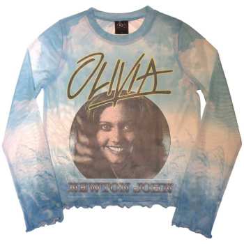 Merch Olivia Newton-John: Mujeres Long Sleeve Camiseta Circle Photo
