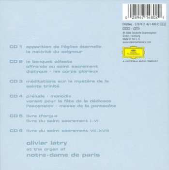 6CD/Caja Olivier Messiaen: Complete Organ Works