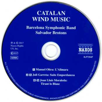 CD Salvador Brotons: Catalan Wind Music