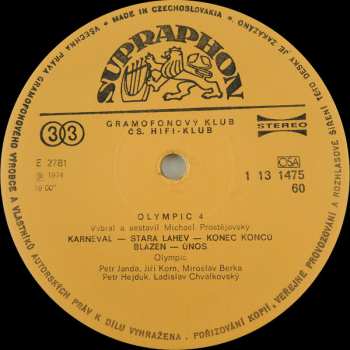 LP Olympic: Olympic 4
