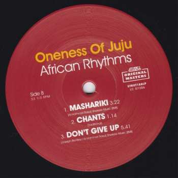 2LP Oneness Of Juju: African Rhythms