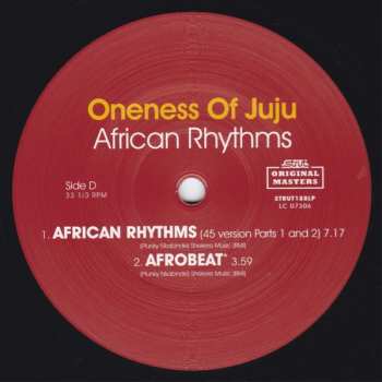 2LP Oneness Of Juju: African Rhythms
