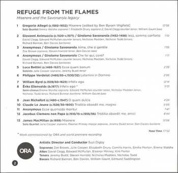 CD ORA: Refuge From The Flames