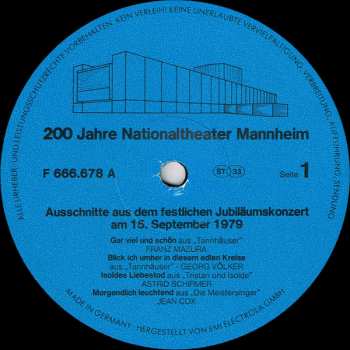 2LP Orchester Des Nationaltheaters Mannheim: Galakonzert Der Mannheimer Oper (200 Jahre Nationaltheater Mannheim) (2xLP)