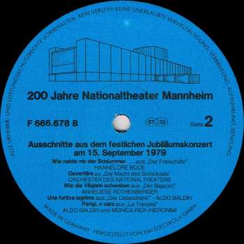 2LP Orchester Des Nationaltheaters Mannheim: Galakonzert Der Mannheimer Oper (200 Jahre Nationaltheater Mannheim) (2xLP)