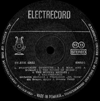 LP Orchestra simfonică a Filarmonicii „G. Dima” din Brașov: The Enjoyment Of Musical Movies