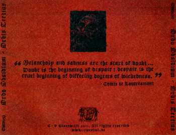 CD Ordo Obsidium: Orbis Tertius