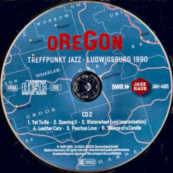 2CD Oregon: Treffpunkt Jazz • Ludwigsburg 1990
