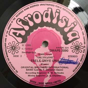 LP Oriental Brothers International: Obi Nwanne