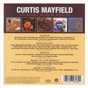 5CD/Caja Curtis Mayfield: Original Album Series