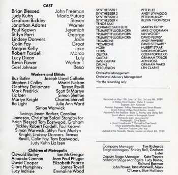 2CD "Metropolis" Original London Cast: Metropolis