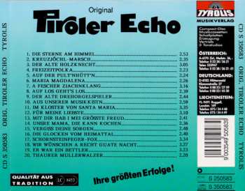 CD Original Tiroler Echo: Ihre Größten Erfolge