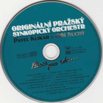 CD Originální Pražský Synkopický Orchestr: Blues Pro Tebe...